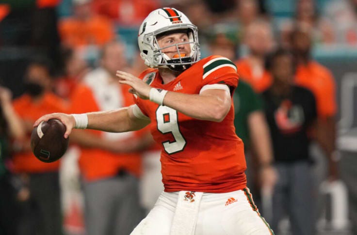Tyler Van Dyke humble after Mario Cristobal called him CFB best quarterback