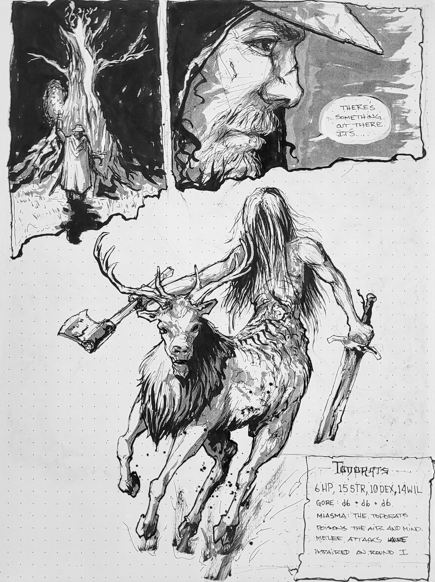 Comic illustration of the Todorats