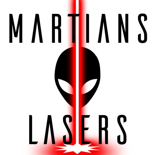 Martians & Lasers logo