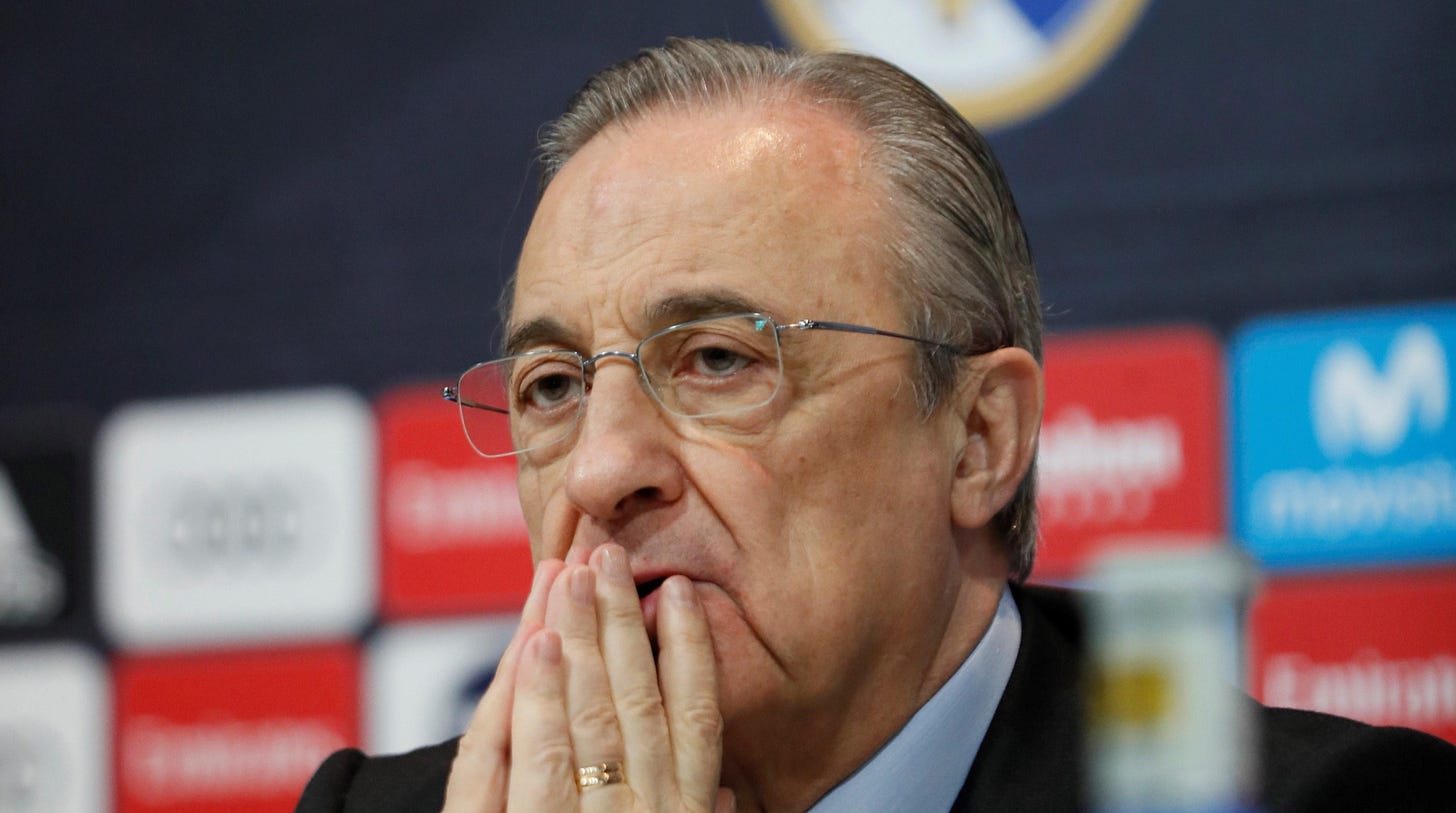 Florentino Pérez, en el adiós de Zidane: "Es un día triste" - Libertad  Digital