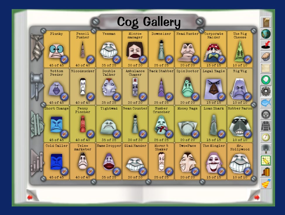 Cog Gallery | Toontown Rewritten Wiki | Fandom Cog Gallery | Toontown Rewritten Wiki | Fandom