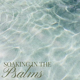 Soaking in the Psalms this summer.