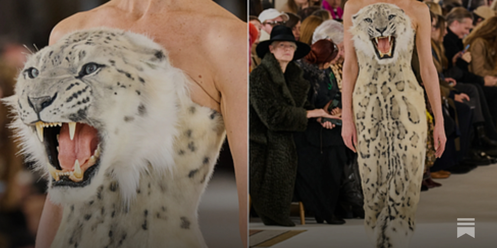 Schiaparelli's lion dress