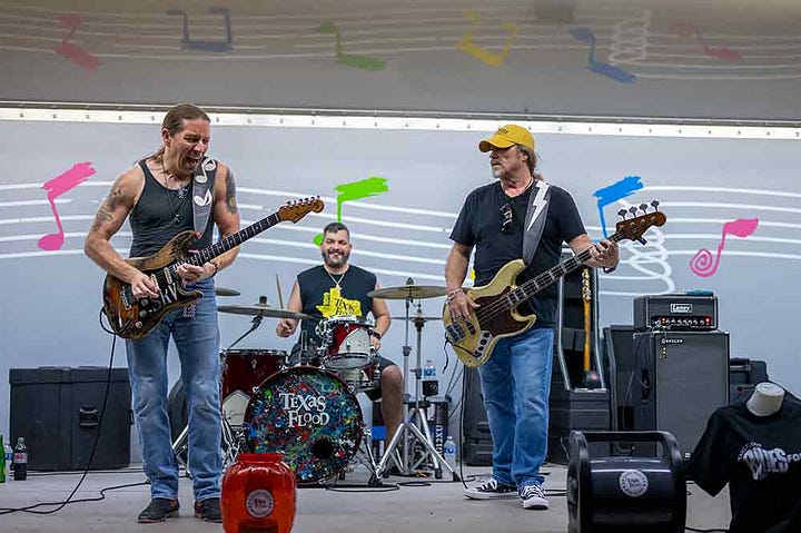 Texas Flood performs at Bud Daniel Park, Wichita Falls, TX