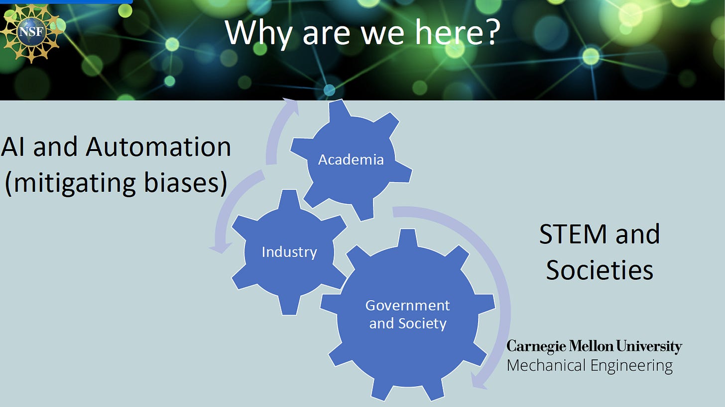 Artificial Intelligence and the Future of STEM and Societies