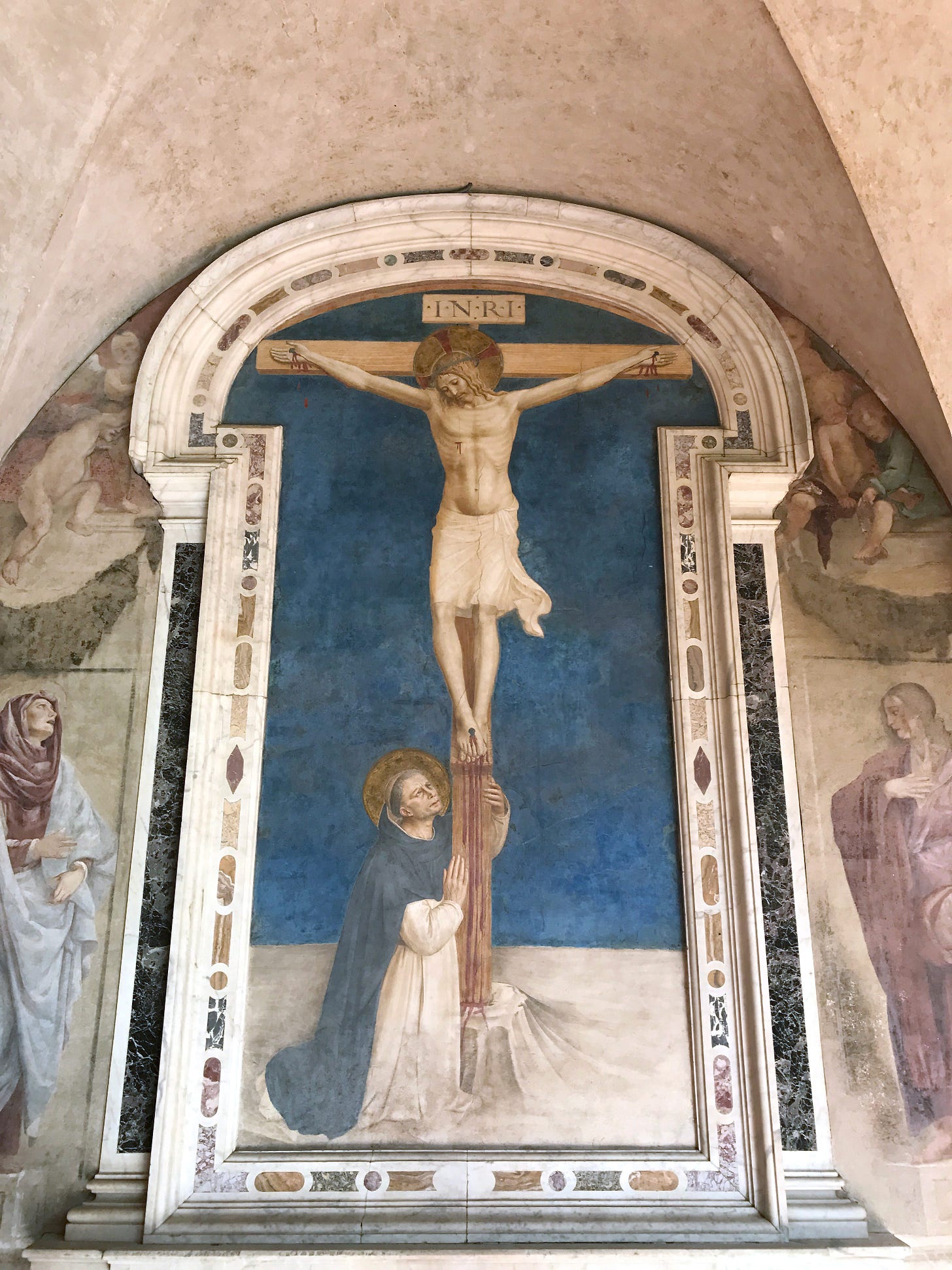 San Marco dormitory cell fresco - Fra Angelico