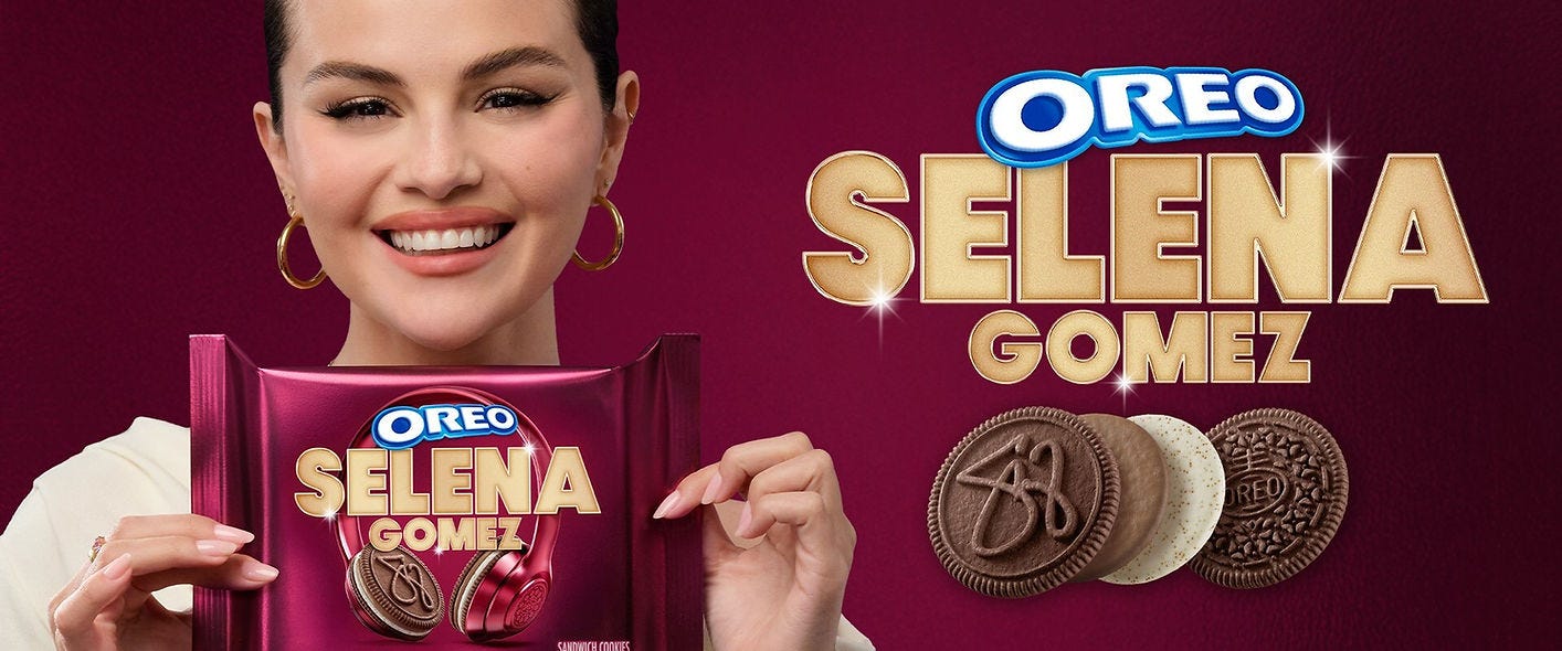 Oreo unveils limited-edition cookie collaboration with Selena Gomez