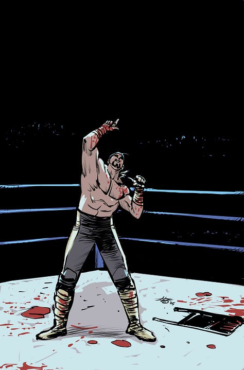 3 cover variant images for Undisputed #2