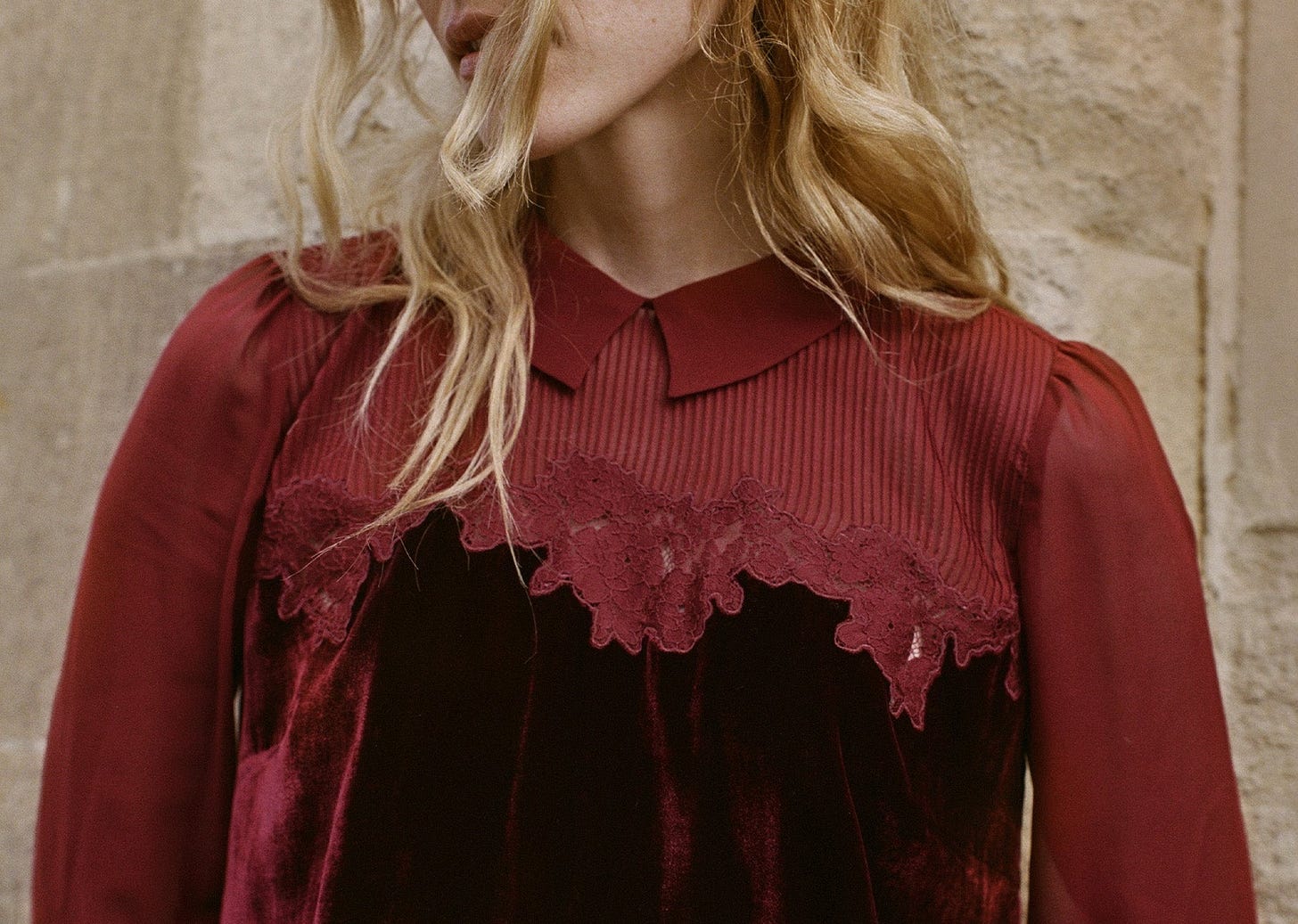 MADELYNNE DRESS -- VINO ROSSO view 2