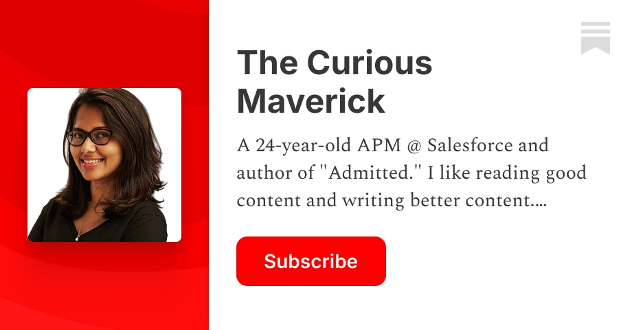 The Curious Maverick | Soundarya Balasubramani | Substack