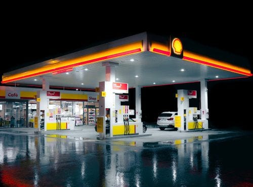 shell gas station