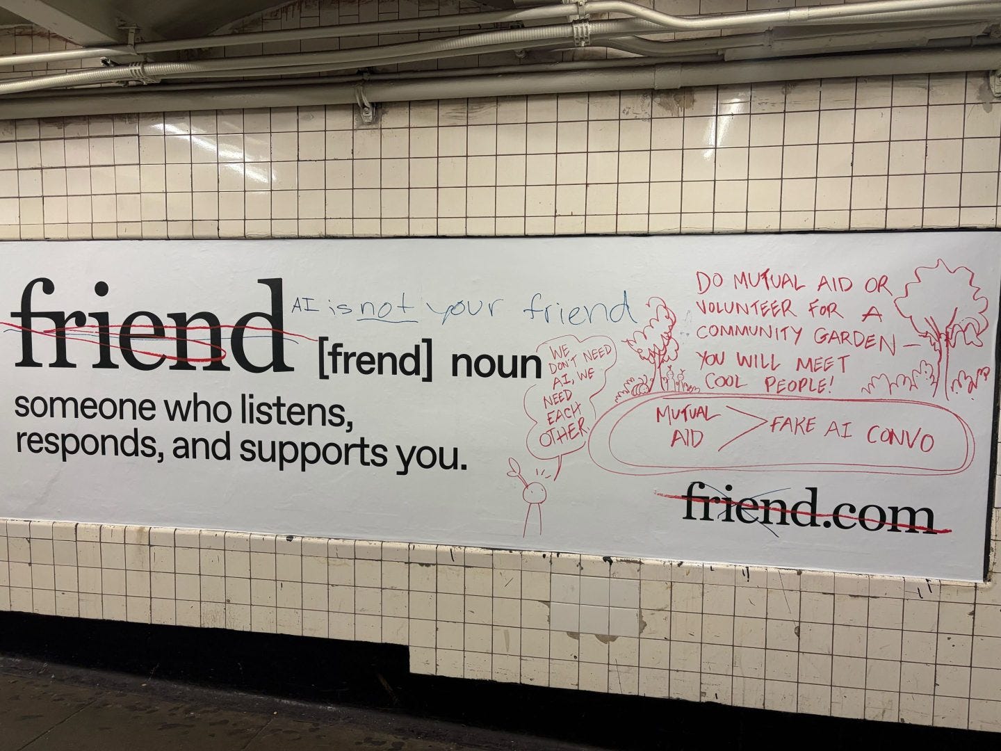 The 22-year-old AI CEO behind Friend.com necklace welcomes graffiti on his  $1 million ad campaign: 'Capitalism is the greatest artistic medium' |  Fortune