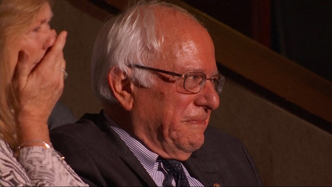 Bernie Sanders fights back tears during brother's emotional speech about  their parents