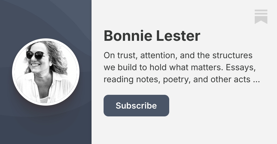 Bonnie Lester | Substack
