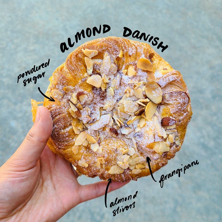 Vicente Bakery & Bistro Almond Danish/Croissant