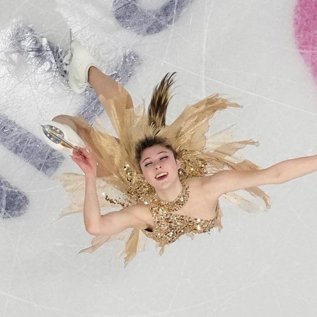 r/MadeMeSmile - Figure Skater Alysa Liu at peak bliss
