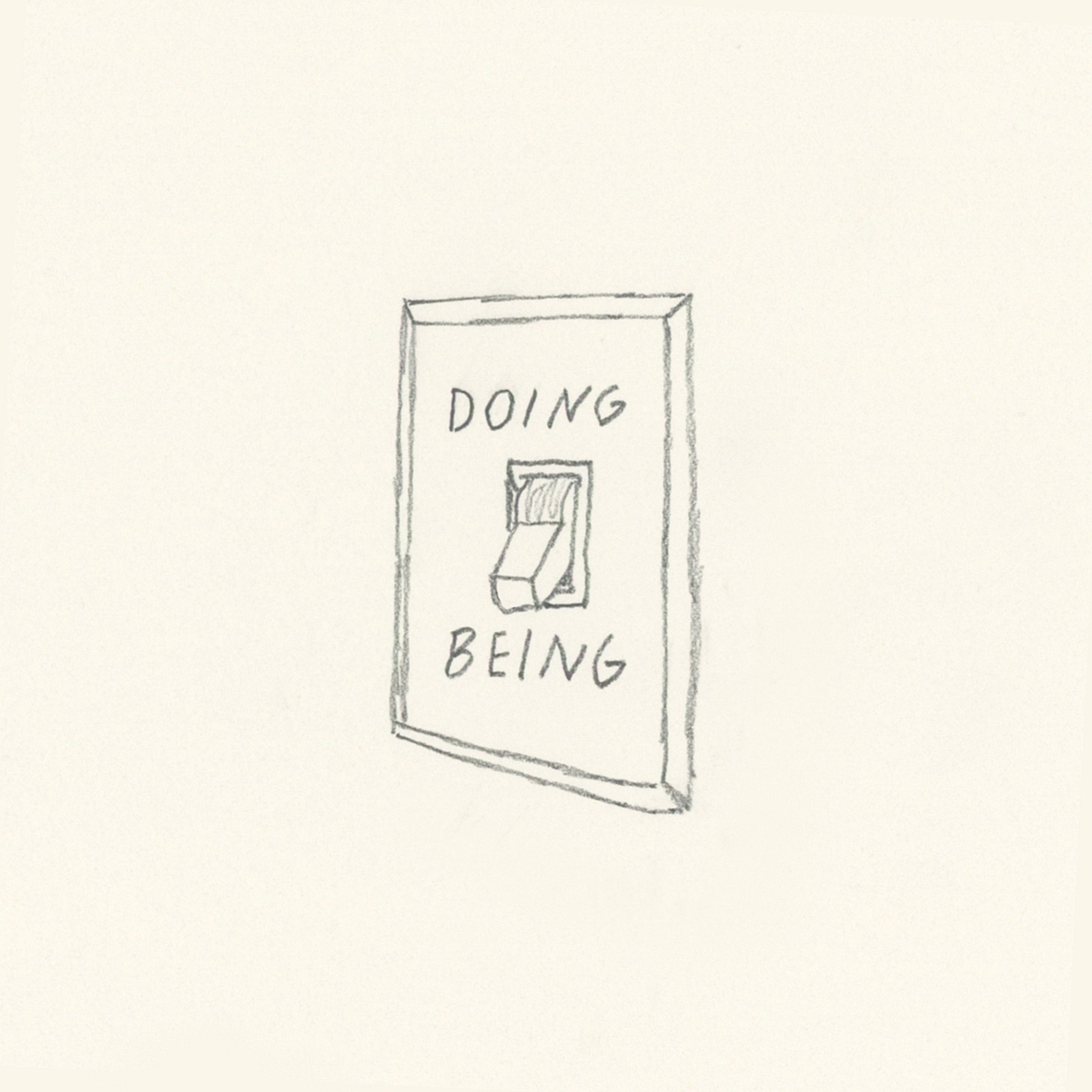 switch is now set on Being.