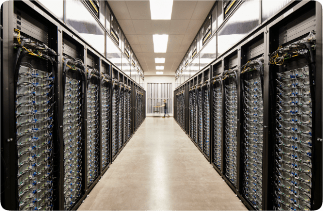 Apple’s Reno data center, opened in 2012, takes advantage of the mild climate by cooling its servers with outside air whenever possible. Apple’s Reno data center, opened in 2012, takes advantage of the mild climate by cooling its servers with outside air whenever possible.