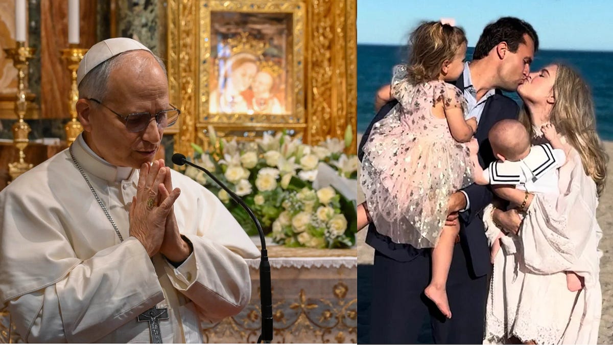 Pope Leo XIV “Holding Charlie Kirk and His Family in Prayer”