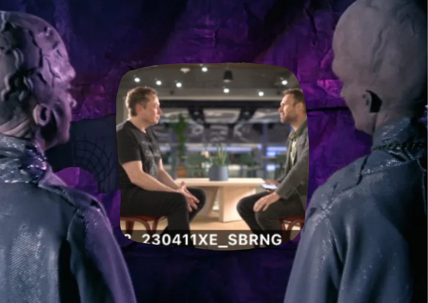 Elon Musk and the BBC's James Clayton in Star Trek's The Menagerie Elon Musk and the BBC's James Clayton in Star Trek's The Menagerie