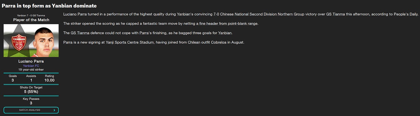 Football Manager 2023 Luciano Parra