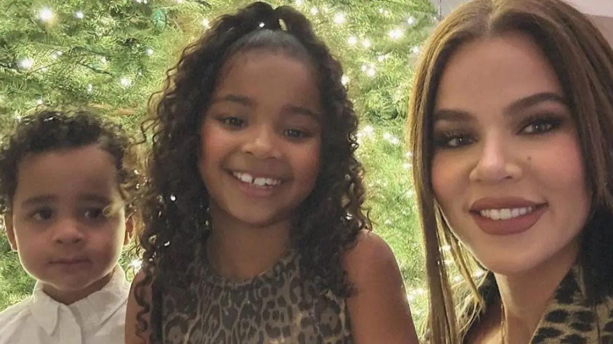 Photo of Khloé Kardashian shares two children with her ex Tristan Thompson. Photo of Khloé Kardashian shares two children with her ex Tristan Thompson.
