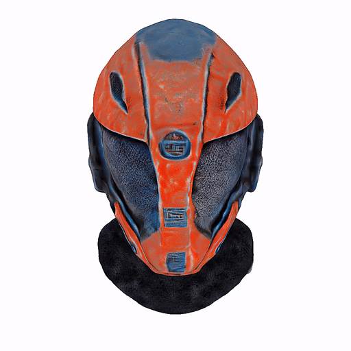 Sci-fi helmet refined model from Luma Labs