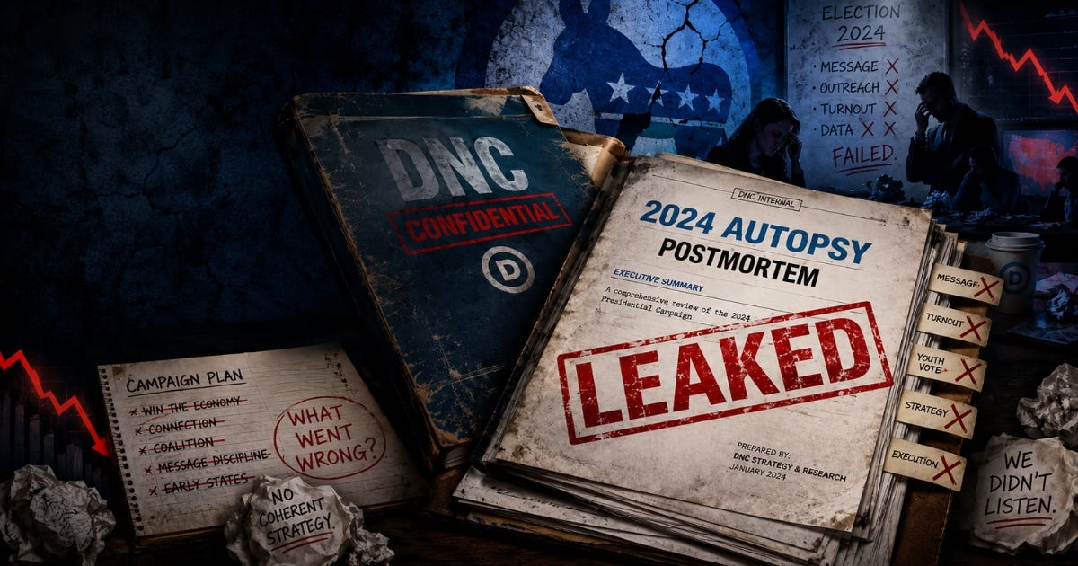 Leaked DNC 2024 Autopsy is a Case Study in Stunning Incompetence