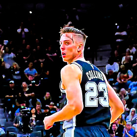 Zach Collins is not just playing like a fill-in