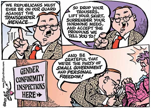 Cartoon – The Transgender Menace - QSaltLake Magazine