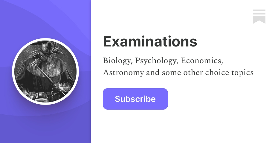 Examinations | Brandon Flavin | Substack