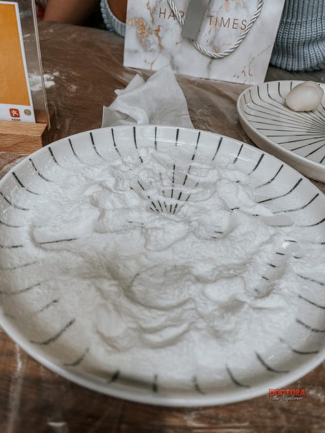 Making mooncakes in Dalian, China for Mid-Autumn Festival.