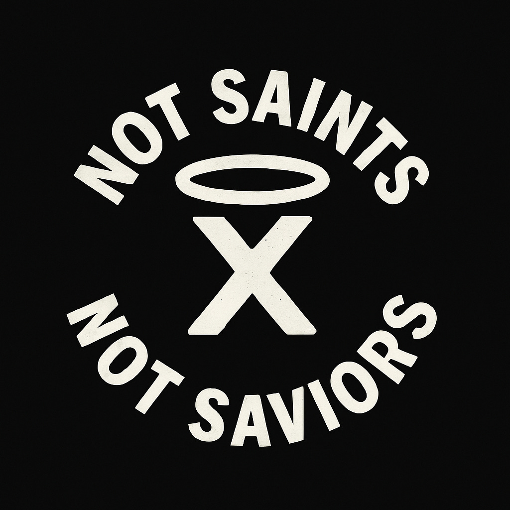 Not Saints Not Saviors logo