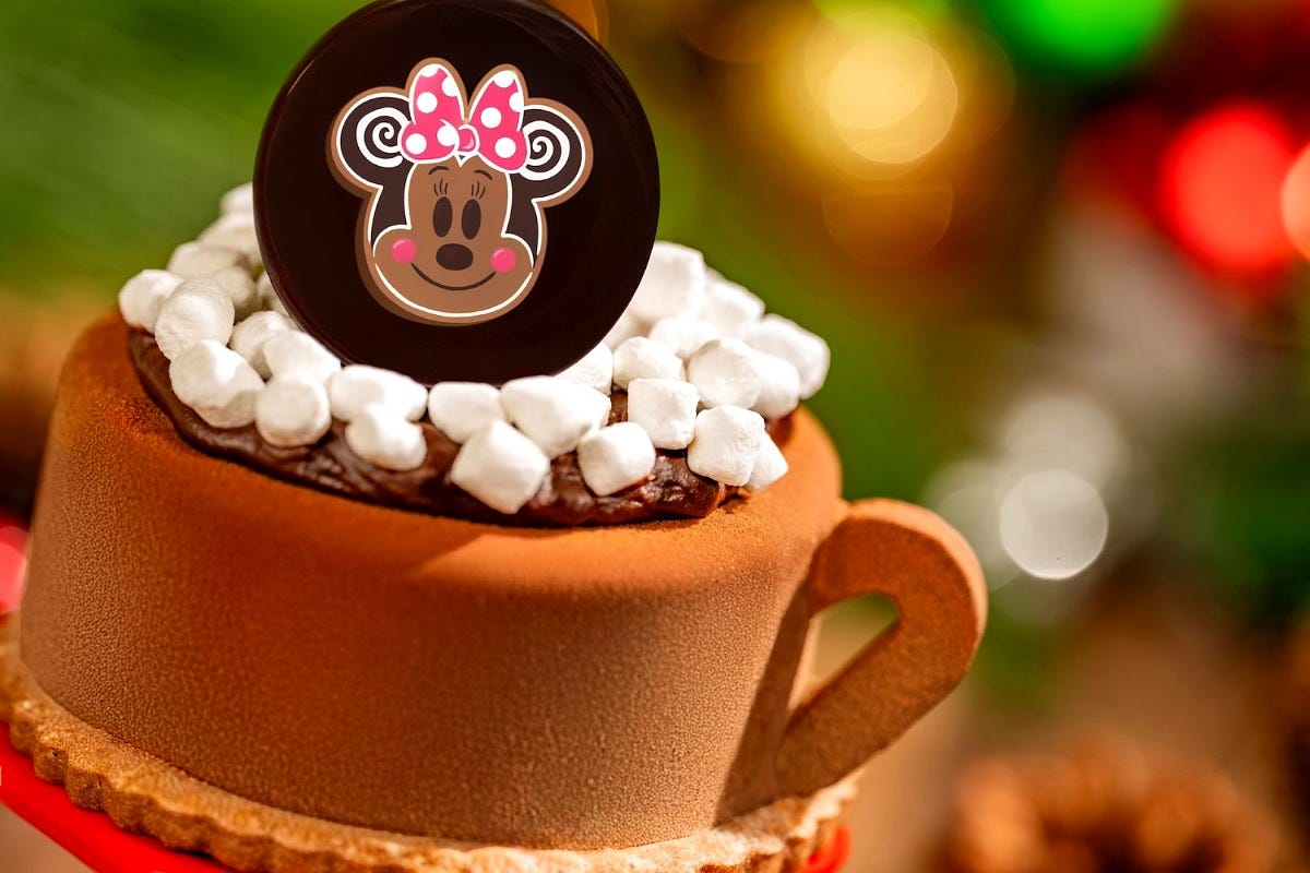 Minnie Cocoa Cake at Casey's Corner. Image: Disney