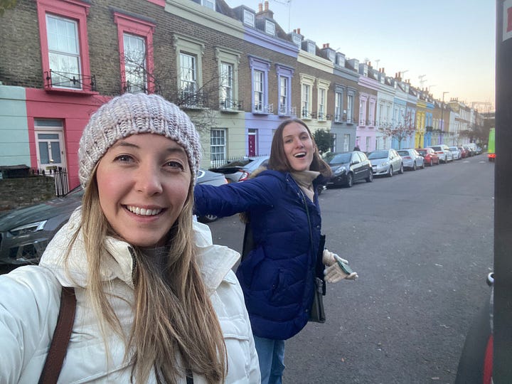 Enjoying London and Paris with a dear friend.