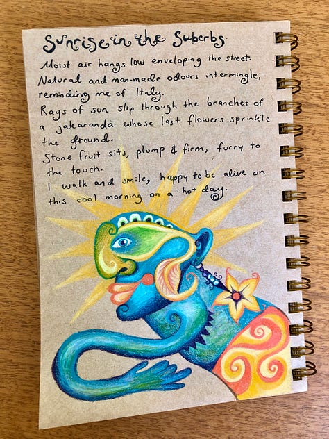 Travel journaling.