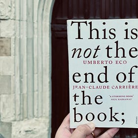 Umberto Eco: This is not the End of the Book; (on Pleasures of Reading) | Book Notes 📝
