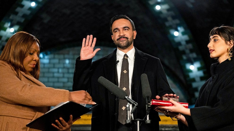 New York City Mayor Zohran Mamdani, at inauguration, vows to be a mayor for  all New Yorkers, lead as democratic socialist - ABC News