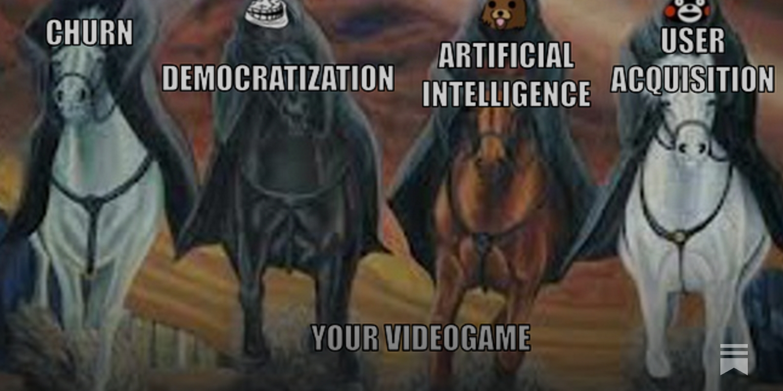 Four Horsemen of the Videogame Apocalypse - by Jon Radoff