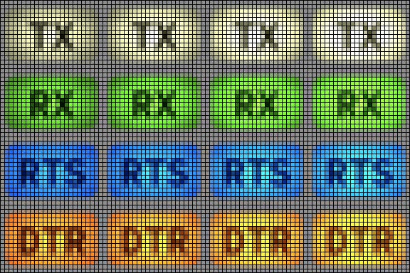 Black pixel grid Black pixel grid