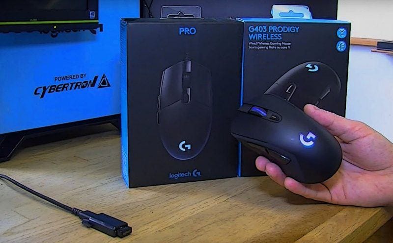 Logitech G403 Prodigy Computer Mouse gaming geek gift guide Logitech G403 Prodigy Computer Mouse gaming geek gift guide