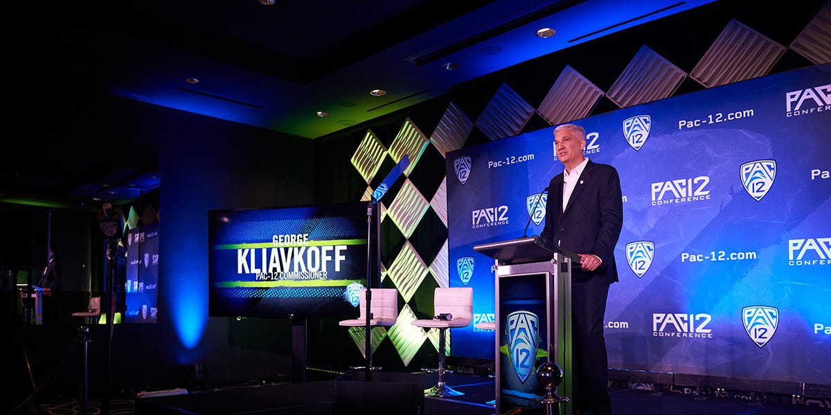 Canzano: George Kliavkoff will face the music at Pac-12 Media Day
