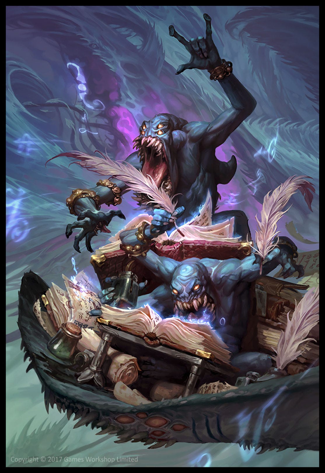 Blue Scribes by Vladimir Krisetskiy Blue Scribes by Vladimir Krisetskiy