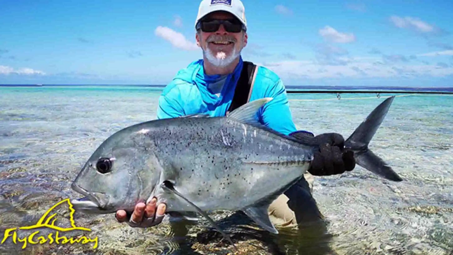 Bruce Tyson with Giant Trevally