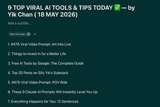 #476 VIRAL VIDEO PROMPT: Art into Live