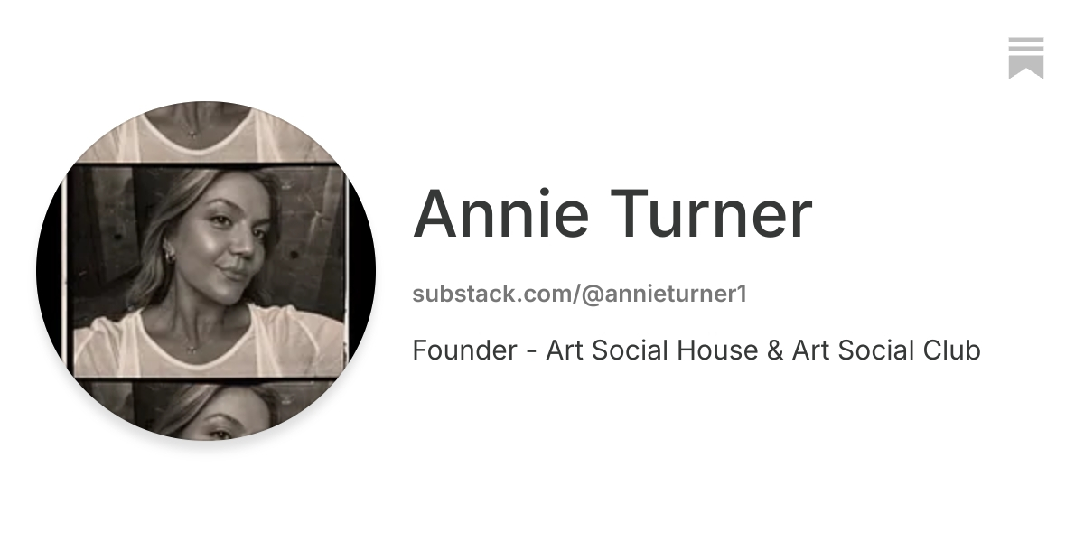 Annie Turner | Substack