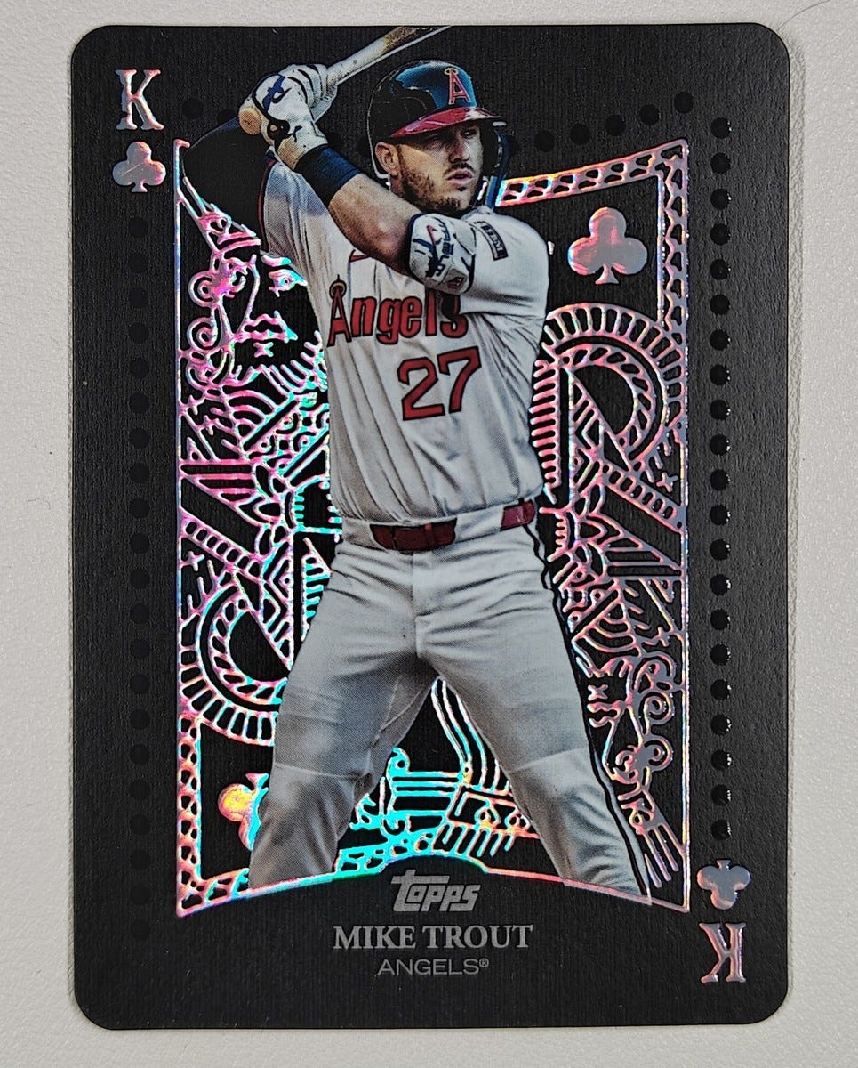 2026 Topps Series 1 75th Anniversary Mike Trout All Kings AK-5 Insert Angels