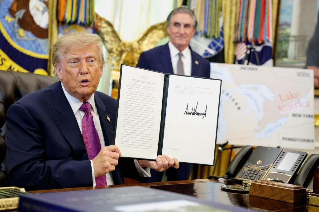 Trump orders Lake Ontario renamed Lake America 'effective immediately' --  in jab to 'nasty' Canada