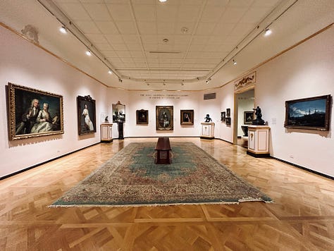 gallery, display, exhibits, floor, walls