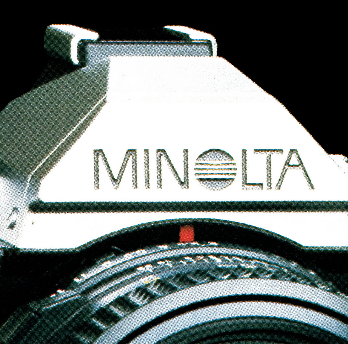 Minolta logo by Saul Bass, 1980